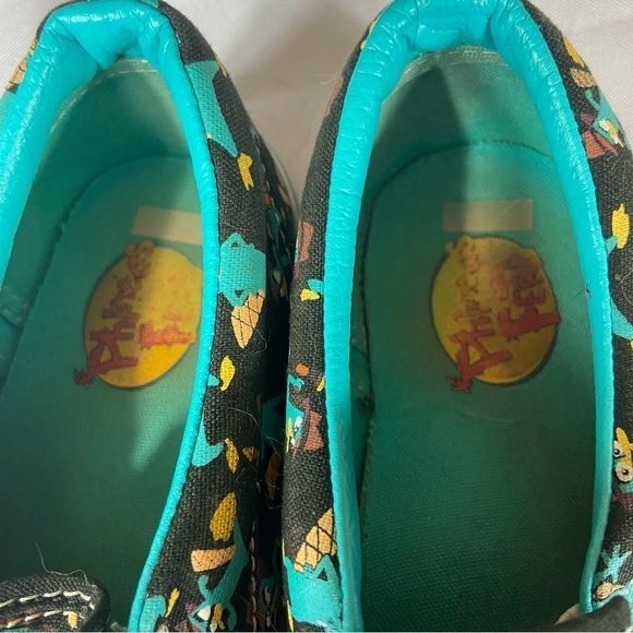 Perry the Platypus Kids Vans Shoes Size 3.5 Phineas and Ferb Limited Edition - Picture 6 of 8